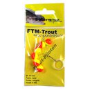 Trout Piloten rund rot/gelb 10mm Inh.6 Stk.