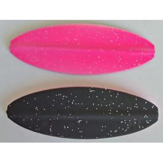 Durchlaufblinker 5 g schwarz-glitter / pink