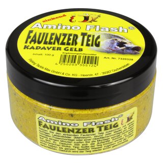 Faulenzerteig Glitter Kadaver Gelb
