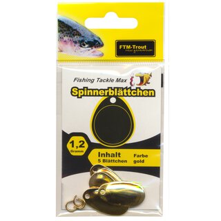 Spinnerbl�ttchen Gold 1,2 g