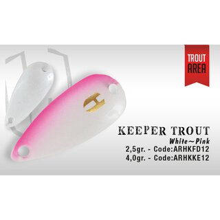 Herakles Spoon Keeper Trout White Pink 4,0 g