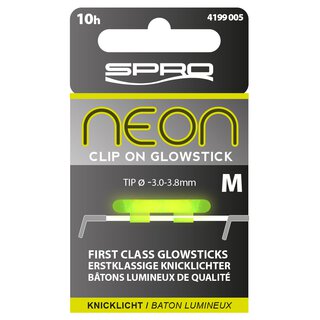 Knicklichter Clip on Glowstick Green M