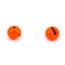 Tungsten Kopfperlen geschlitzt Fluo Orange 3,5 mm