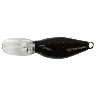 FTM Wobbler Masu Security 1,6g Schwarz Rot Glitter