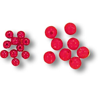 Zebco Stopper-Perlen 25 Stück rot 6 mm