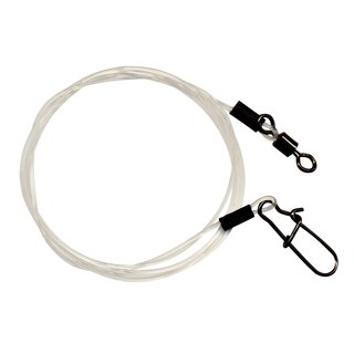 Vorfach Fluorocarbon Karabiner-Wirbel 60 cm; 25 kg; 0,60 mm