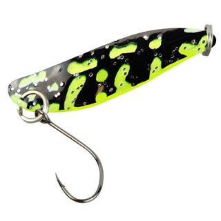 FTM Spoon Hammer 2,4 g Front UV chartreuse-black/ Back with sparkl