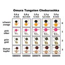 FTM Omura Tungsten Cheburashka 0,6 g pink-silber