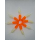 Zombie Wasp Glow Orange/Weiß Knoblauch 50mm, 8 Stück