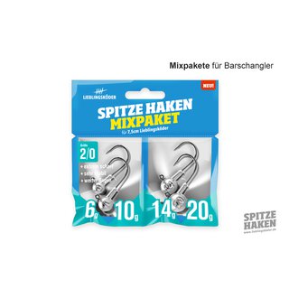 JK Spitze Haken MIX #2/0 Barsch