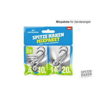 JK Spitze Haken MIX #3/0 Zander