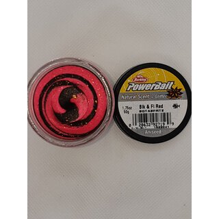 Berkley Trout Bait Anise Black/Fluo Red 50g