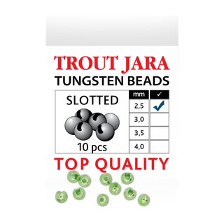 Trout Jara Tungsten Beads grn-2,5 mm