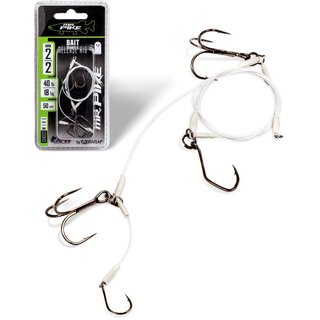 #6 QUANTUM MR. PIKE GHOST TRACES BAIT-RELEASE-RIG WEISS 50CM