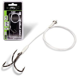 #6 QUANTUM MR. PIKE GHOST TRACES FLOAT RIG WEISS 50CM
