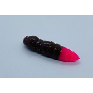 Fish Up Pupa 1,5  Earth Worm/Hot Pink  Garlic