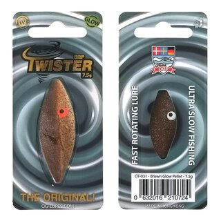 OGP Twister - Brown Glow Pellet 7,5 g