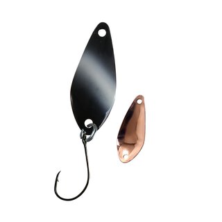 Trout Spoon Night Mare 2,4 g schwarz glow kupfer