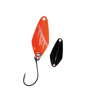 Trout Spoon Moonshine 2,3 g orange glow schwarz