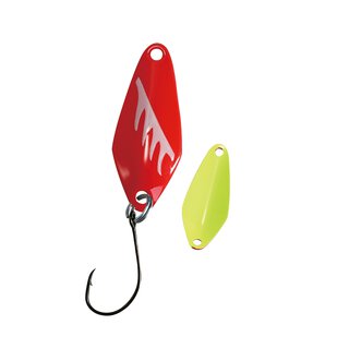 Trout Spoon Moonshine 2,3 g rot glow fluogelb