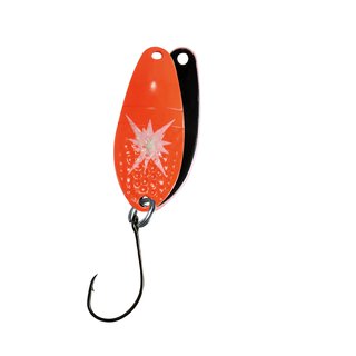 Trout Spoon Starlight 2,9 g orange glow schwarz