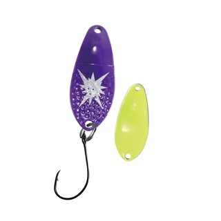 Trout Spoon Starlight 2,9 g lila glow fluogelb