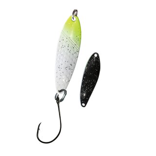 Trout Spoon Monster Trout 8,4 g fluogelb wei schwarz