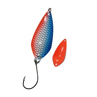 Trout Spoon Heavy Scale 4,4 g blau rot rot