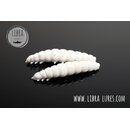 Libra Lures Larva 35 mm CHEESE 001 White