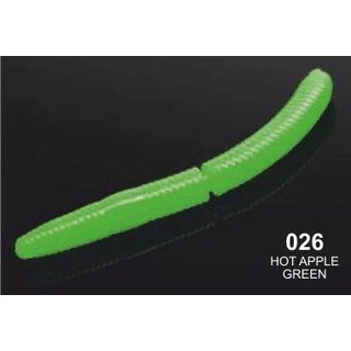 Libra Lures Fatty DWorm 026 Hotr Apple Green Limited Edition