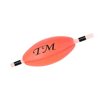 TM Oval Fast Pilot Fluoro Red 20x10mm