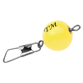 TM Swivel Snap Pilots Fluoro Yellow 12 mm