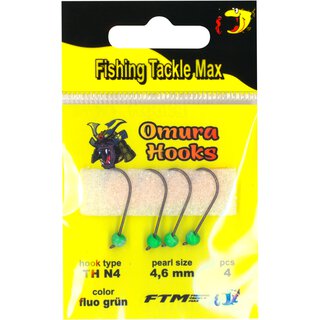 Omura Hook TH N4 fluo grn 4,6 mm 0,80