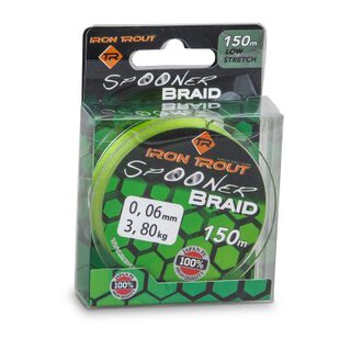 Iron Trout Spooner Braid 0,04 mm Green Tragkraft 2,20 kg