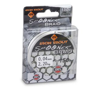 Iron Trout Spooner Braid 0,05 mm White 150m 2,70 Kg Tragkraft